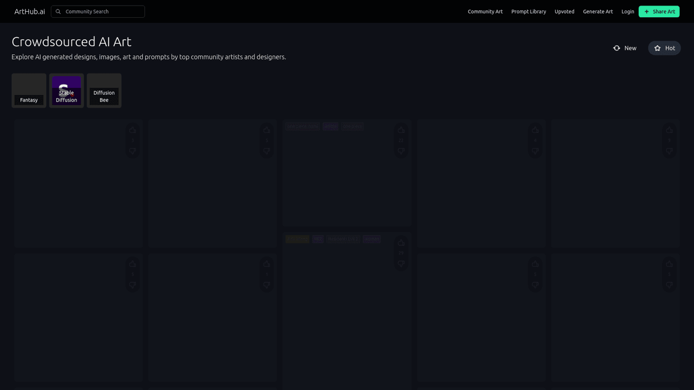 Arthub.ai screenshot