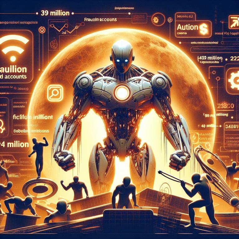 Banner for Google's AI Muscles Up: 39 Million Fraudulent Ad Accounts Suspended in 2024