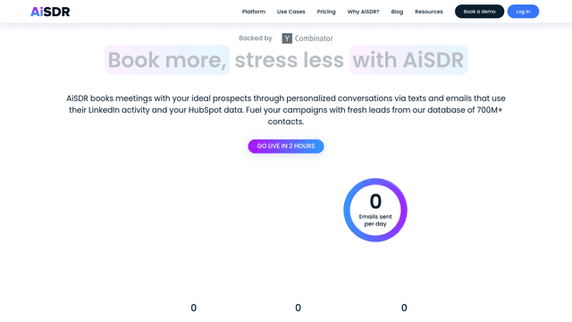 Thumbnail image for AiSDR – Your first AI SDR