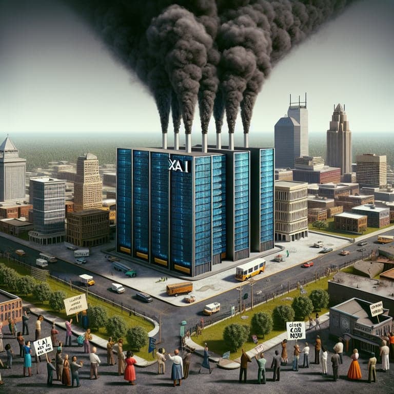 xAI Data Center Sparks Controversy in Memphis Over Air Pollution Concerns