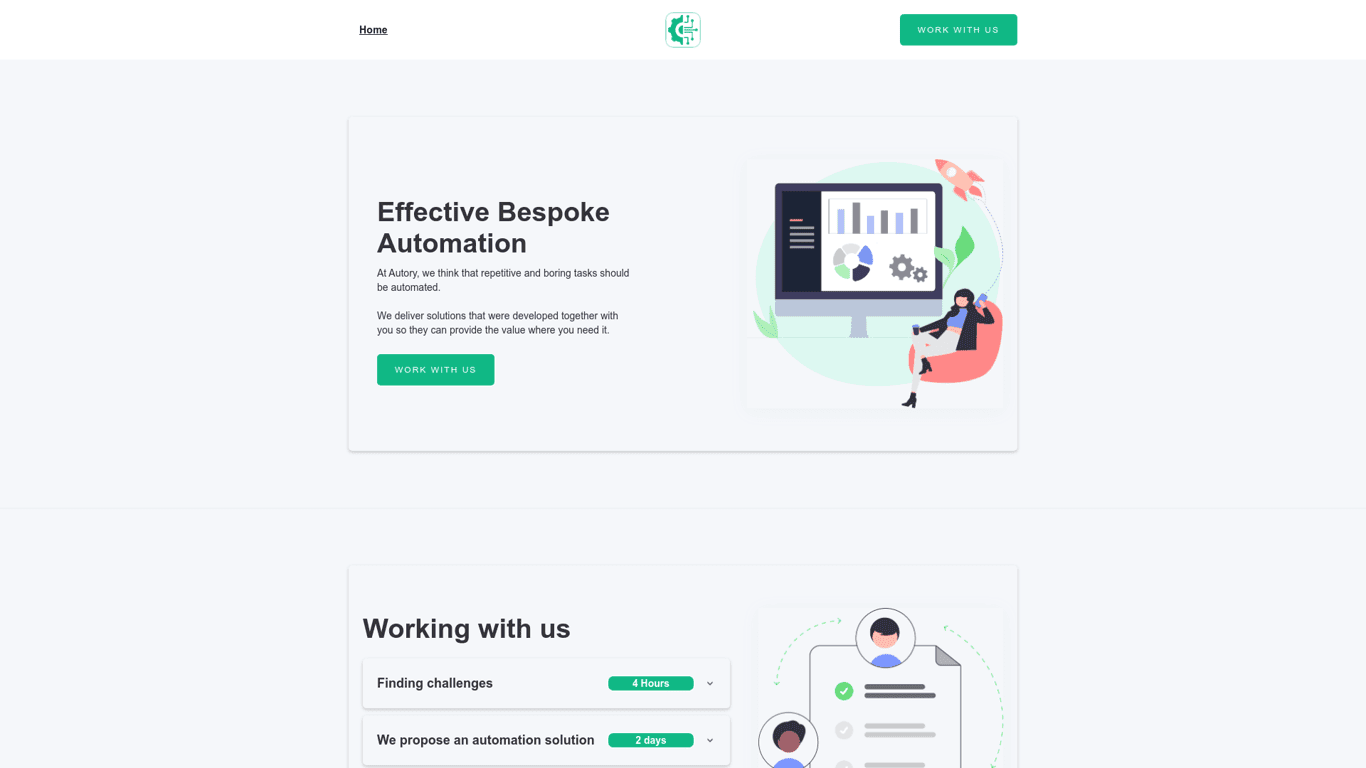 Autory screenshot