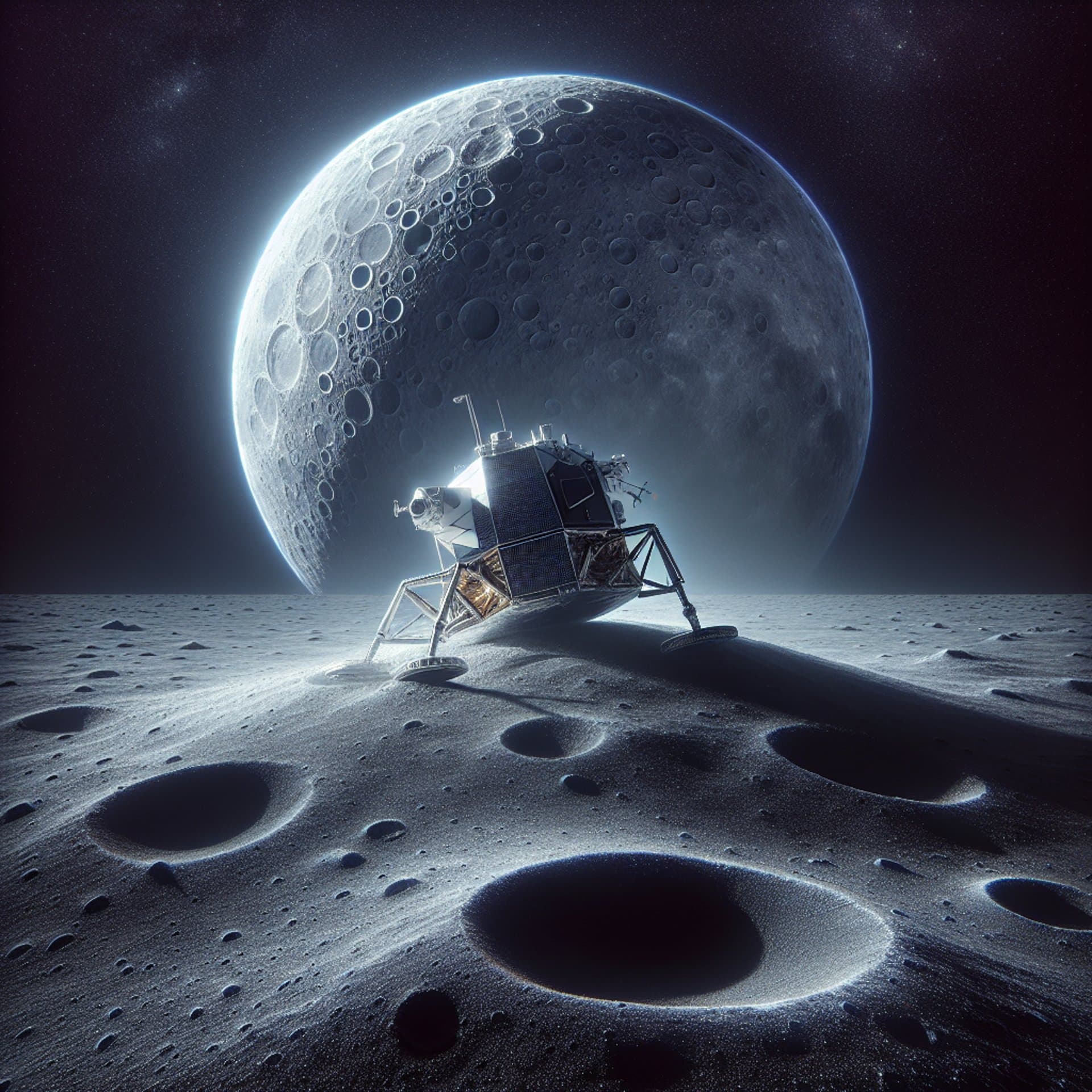 Intuitive Machines' Lunar Struggles: Athena Lander Tips Over on Moon