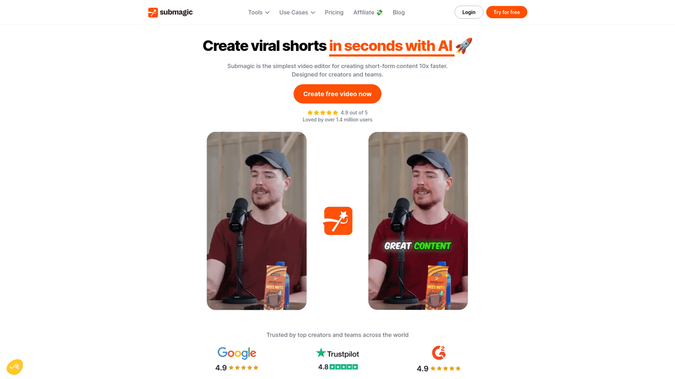 Submagic screenshot