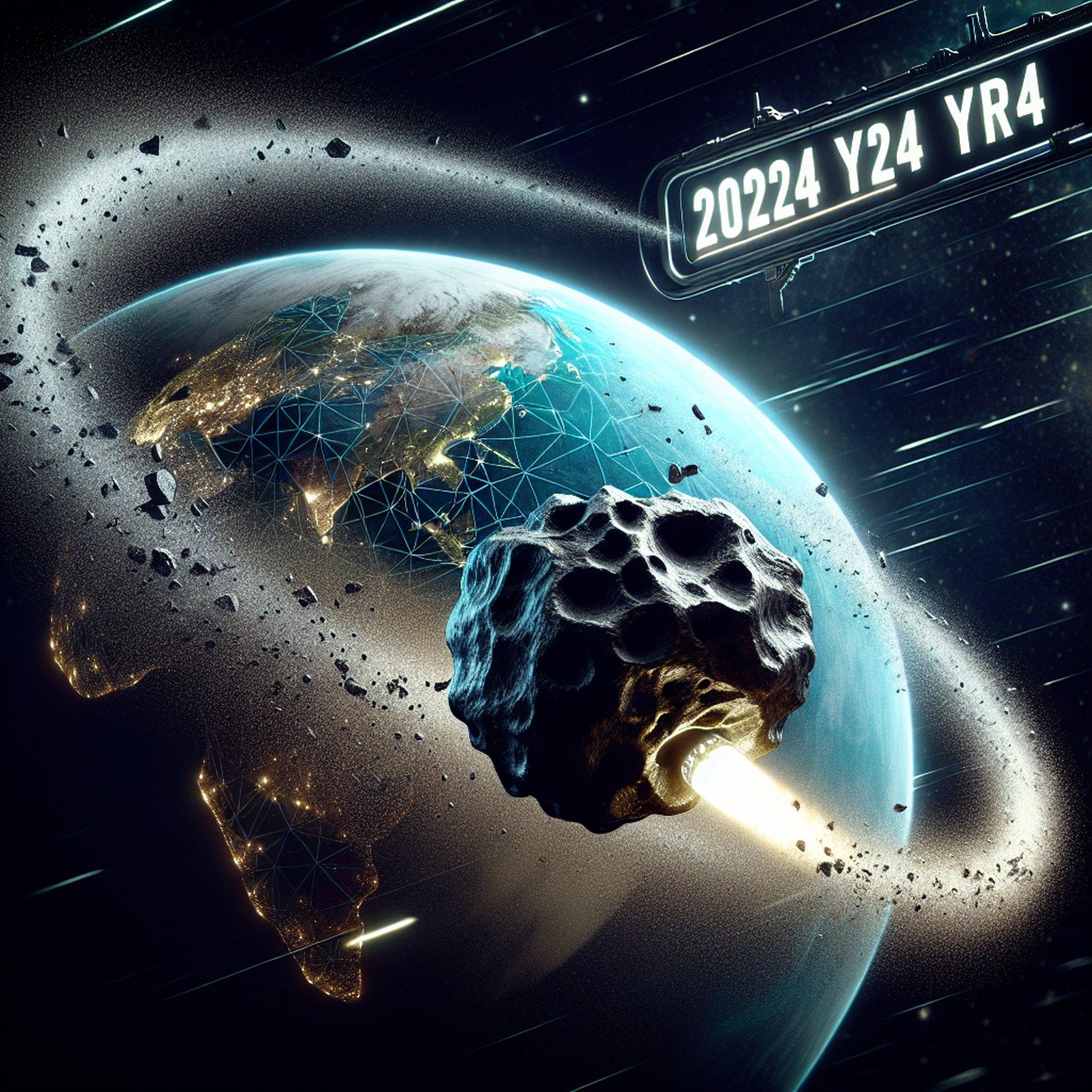 Banner for Asteroid 2024 YR4: A Potential Cosmic Challenge with India in Its Sights