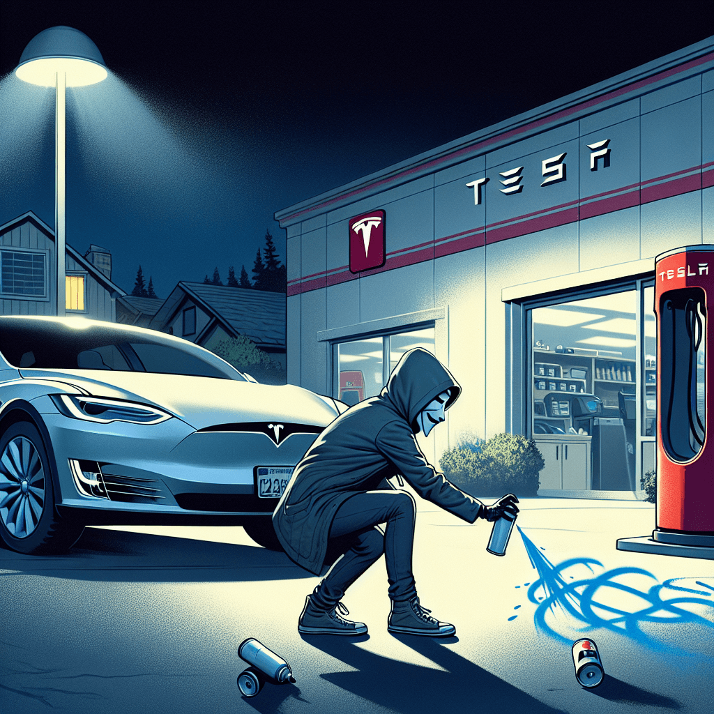 Banner for Tesla Turbulence: Erin L. White Arrested for Vandalizing Buffalo Grove Service Center
