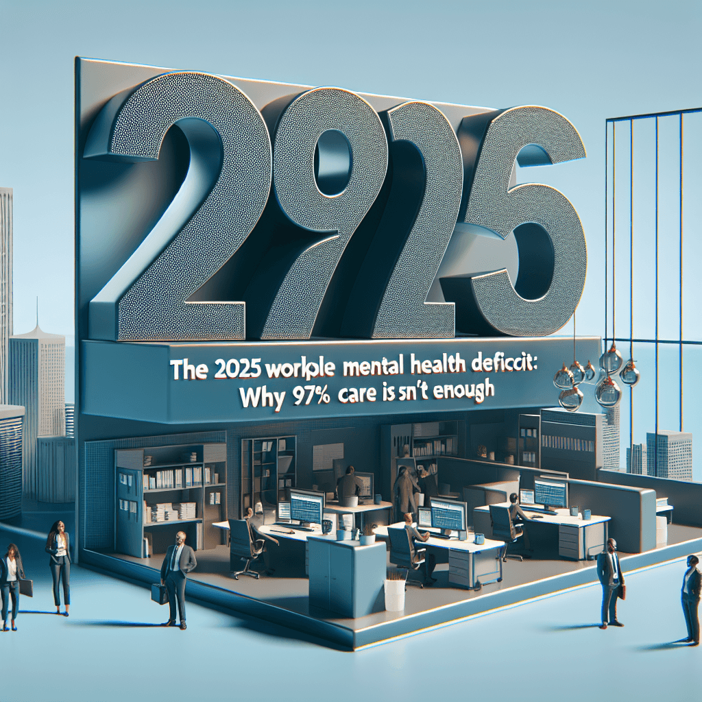 The 2025 Workplace Mental Health Deficit: Why 97% Care Isn't Enough