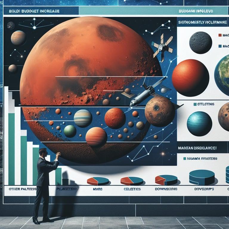 Banner for Trump's Bold Budget Boosts Mars Mission, Slashes NASA Programs