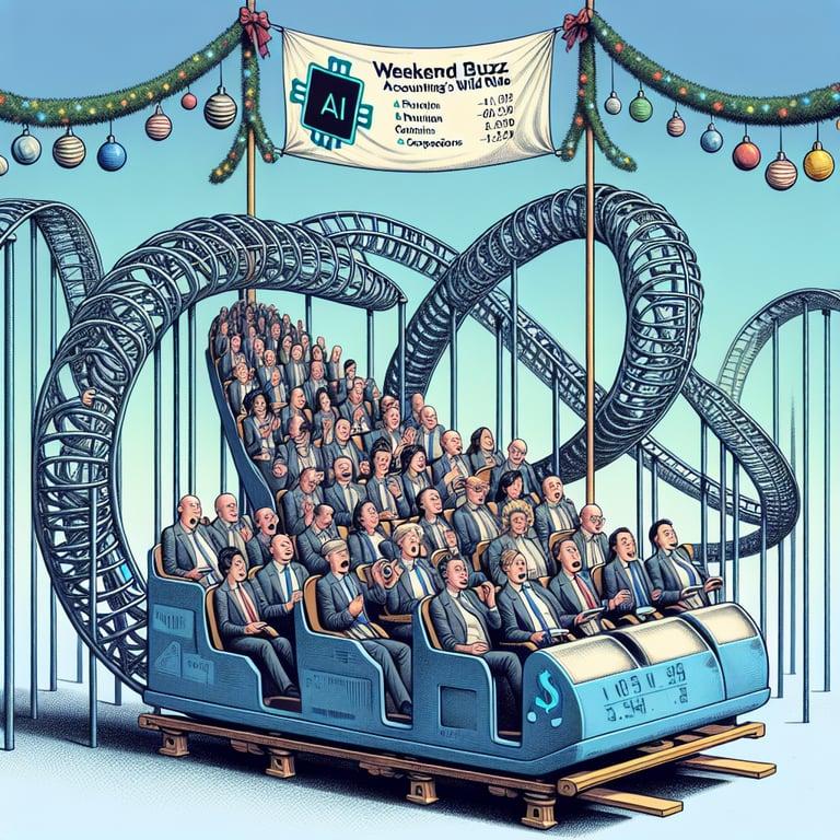 Banner for The Weekend Buzz: Accounting's Wild Ride from PE Shake-ups to AI Holiday Debates
