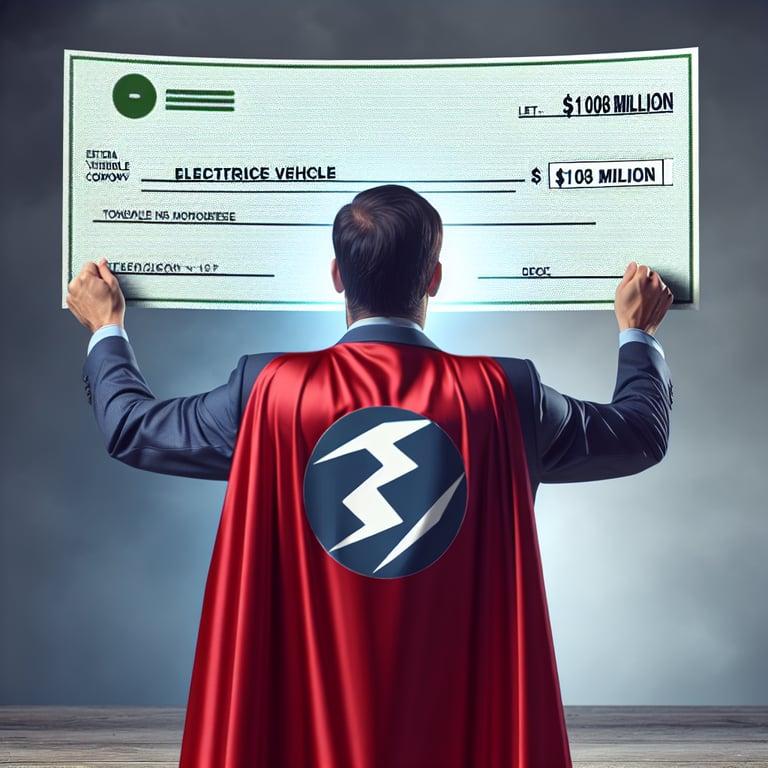 Banner for Elon Musk Dons Superhero Cape with $108 Million Tesla Donation!