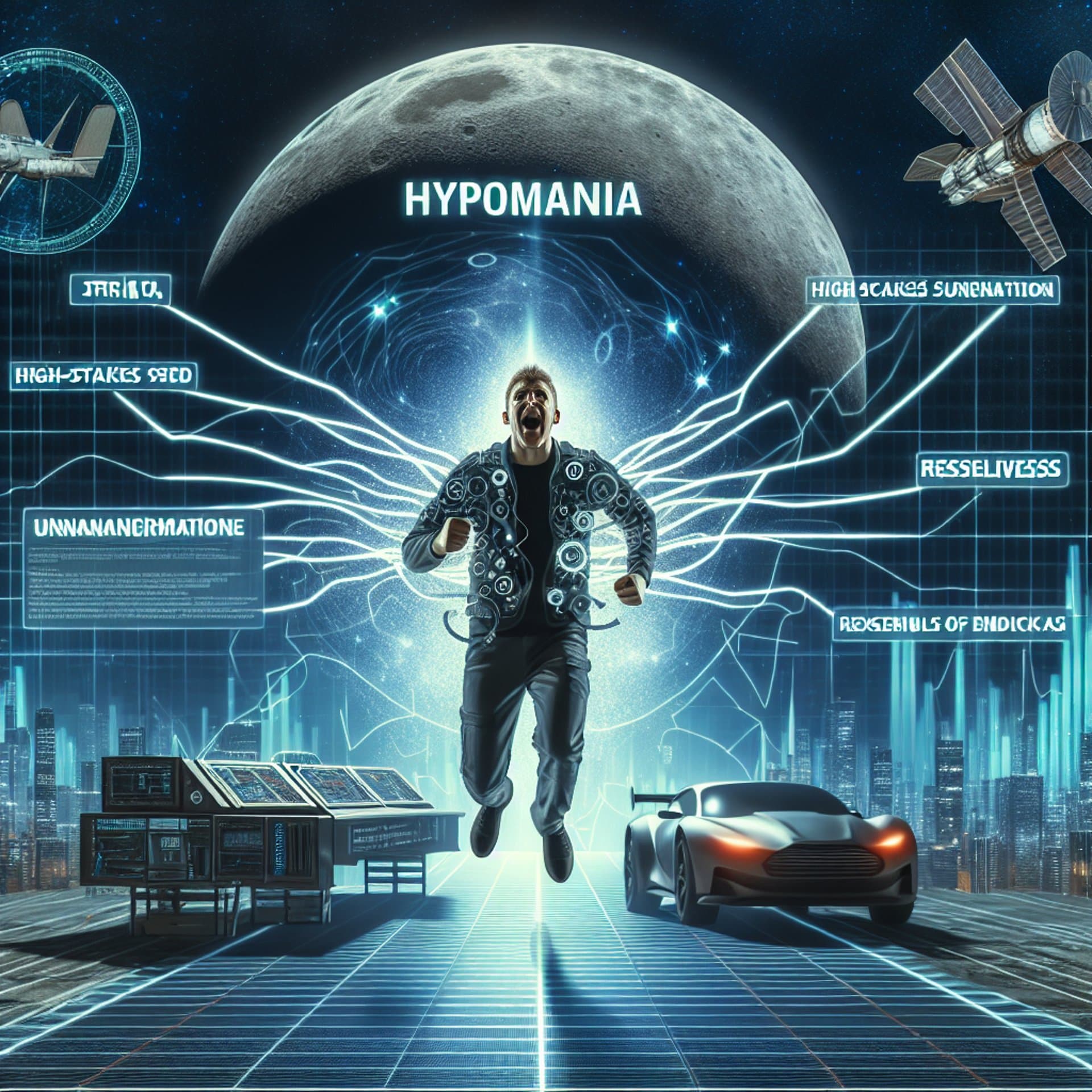 Elon Musk's Health: High Stakes, High Stress, and Hypomania?