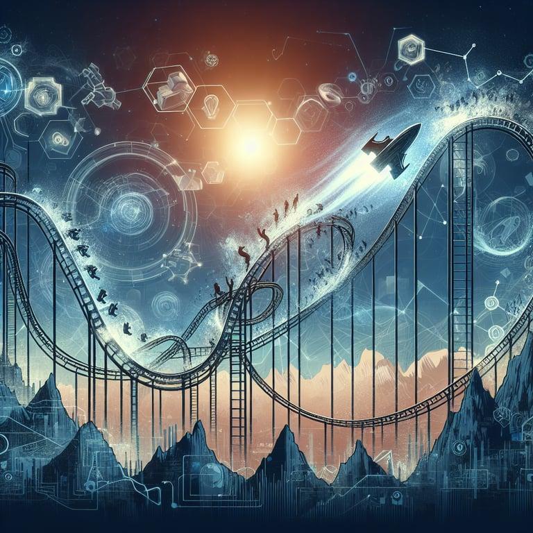 Banner for Tesla's Stock Rollercoaster: Can Elon Musk's Vision Withstand Market Realities?