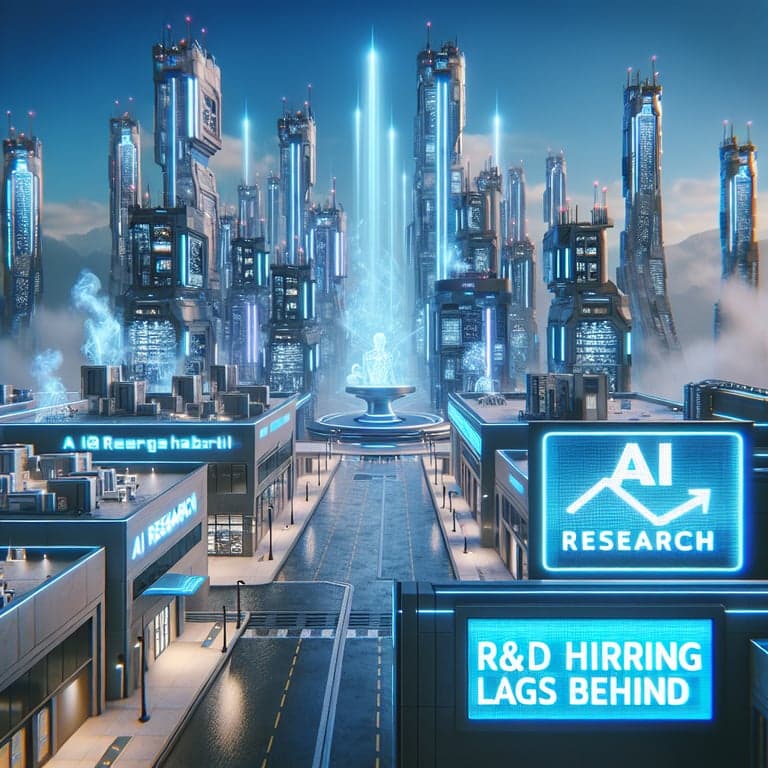 Banner for AI Research Skyrockets in 2025, But R&D Hiring Lags Behind