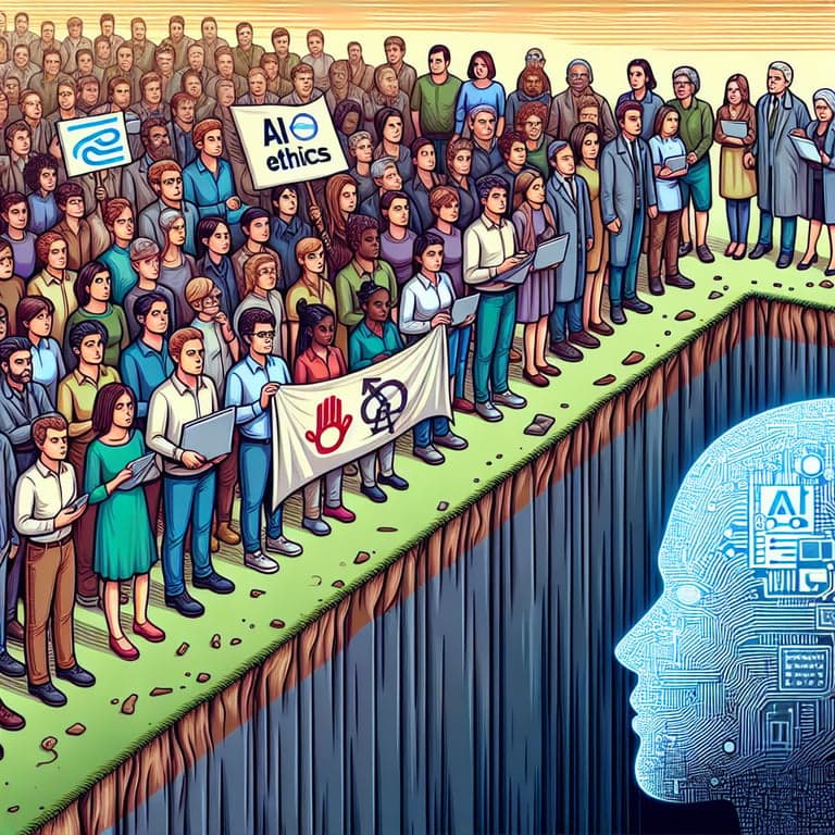 Banner for Google and OpenAI Employees Rally for AI Ethics Amid Pentagon Pressure