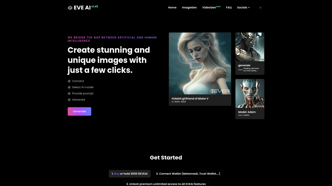 EVE AI screenshot