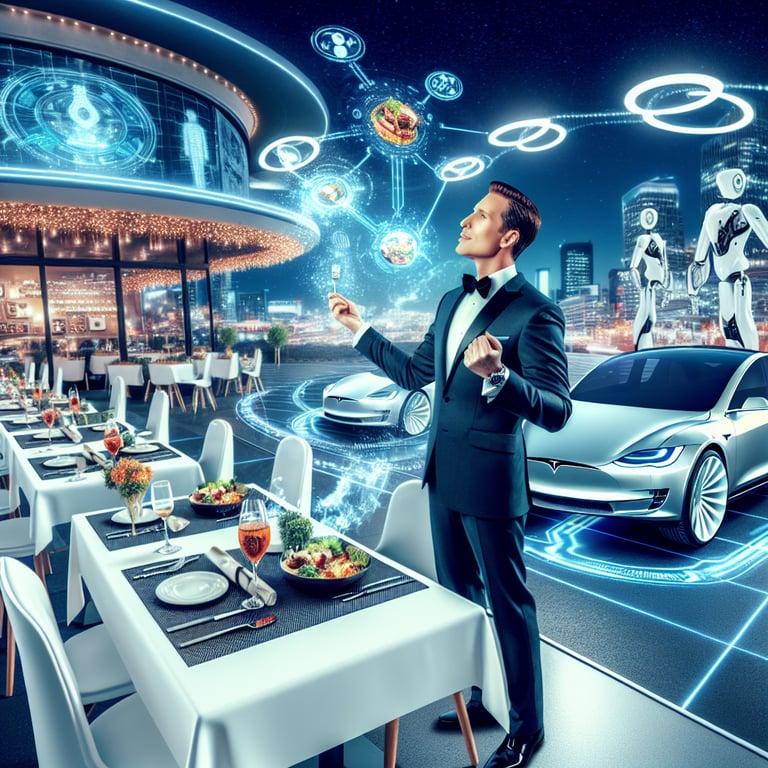 Banner for Elon Musk's Futuristic Feast: Tesla Diner Debuts in Hollywood!