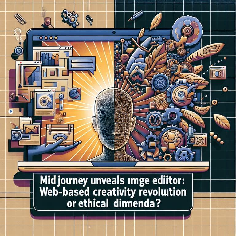 Banner for Midjourney Unveils AI Image Editor: Web-Based Creativity Revolution or Ethical Dilemma?
