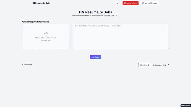 Thumbnail image for HN Resume to Jobs