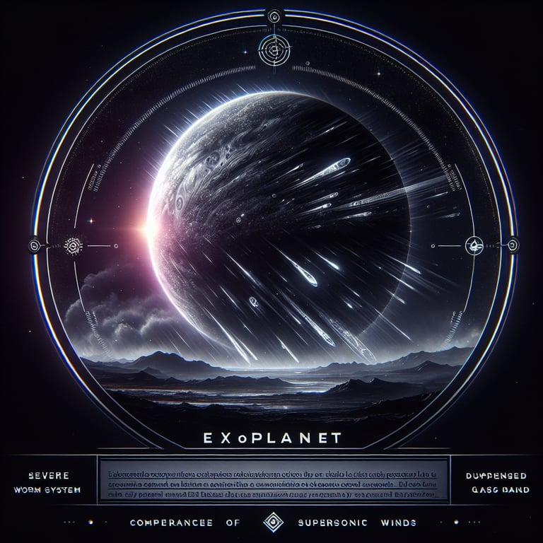 Banner for Horrifying Exoplanet With Glass Rain and Supersonic Winds Unveiled by NASA