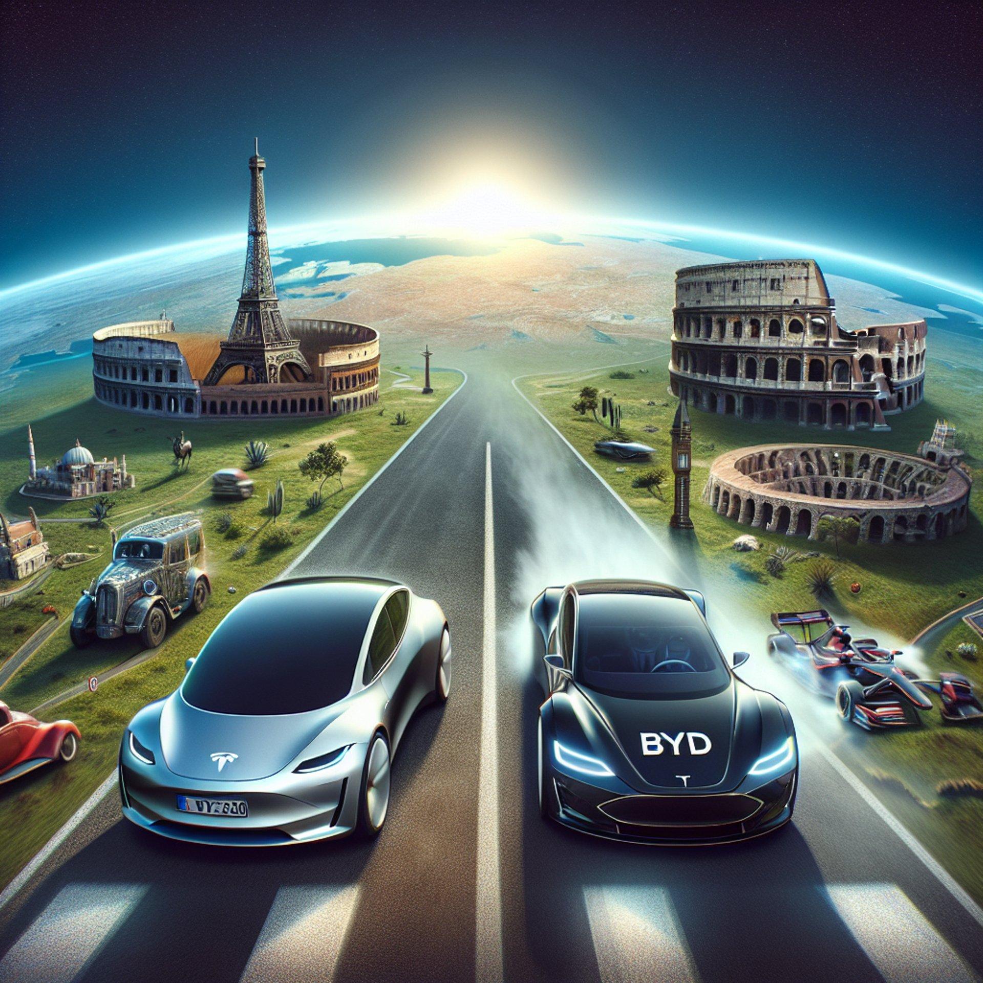 Banner for Tesla Takes a Detour: Sales in Europe Plunge as BYD Zooms Ahead