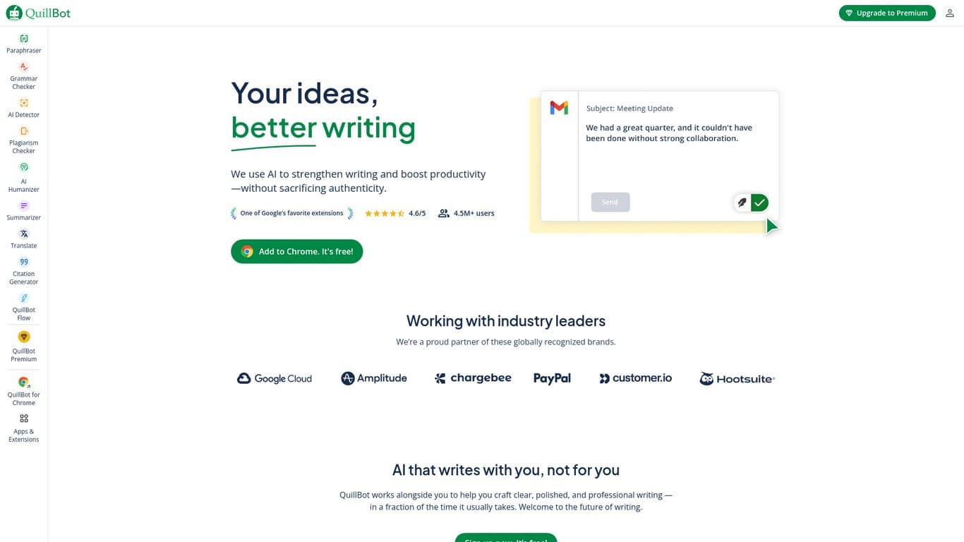QuillBot screenshot