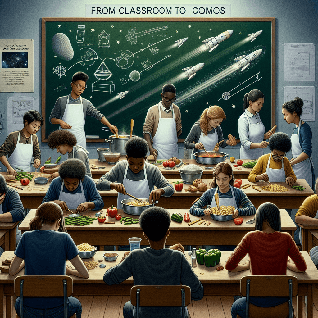 Banner for From Classroom to Cosmos: High Schoolers Serve Up Jamaican Rasta Pasta for NASA