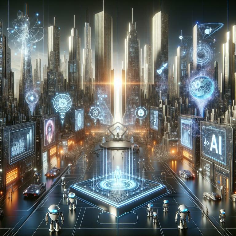 Banner for Tech Titans' 2025 Visions: AI Takes Center Stage