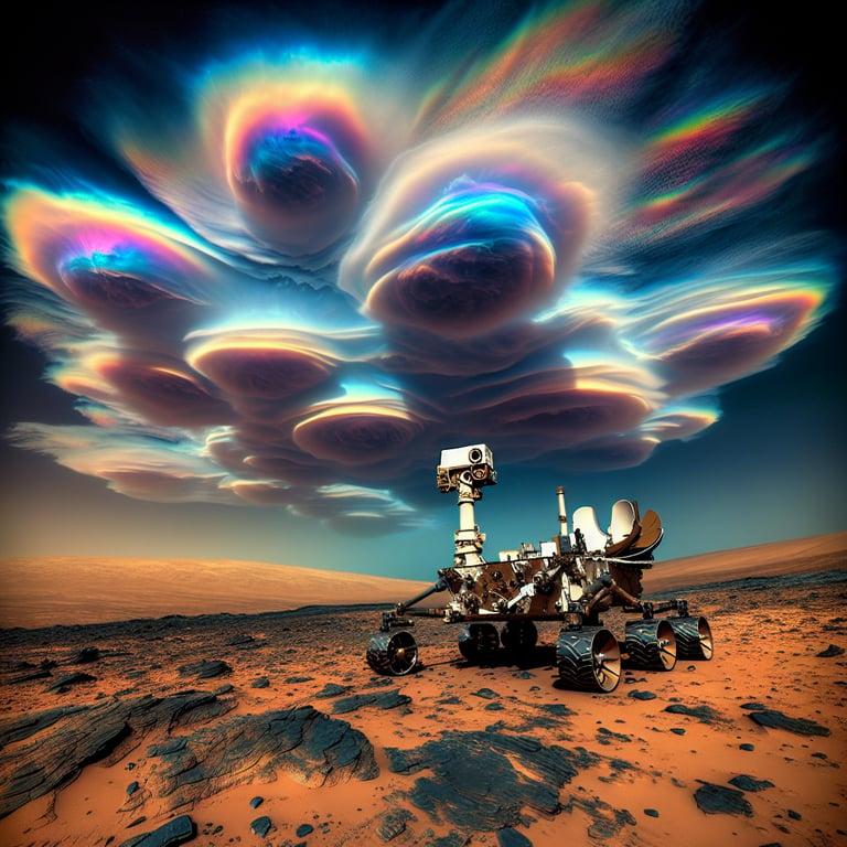 Banner for NASA's Curiosity Rover Captures Spectacular Iridescent Clouds on Mars