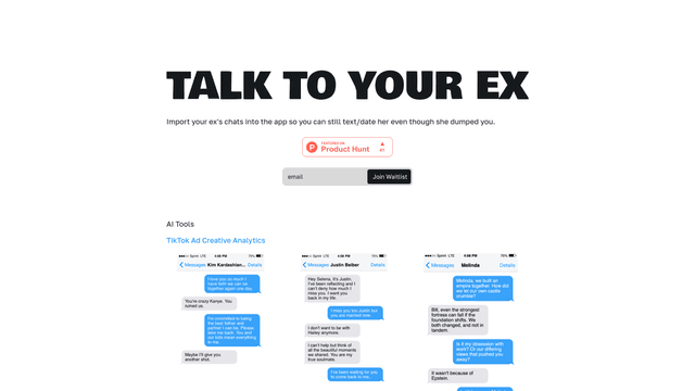 Thumbnail image for Talk To Your Ex