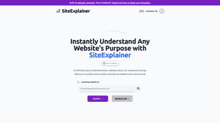 Thumbnail image for SiteExplainer