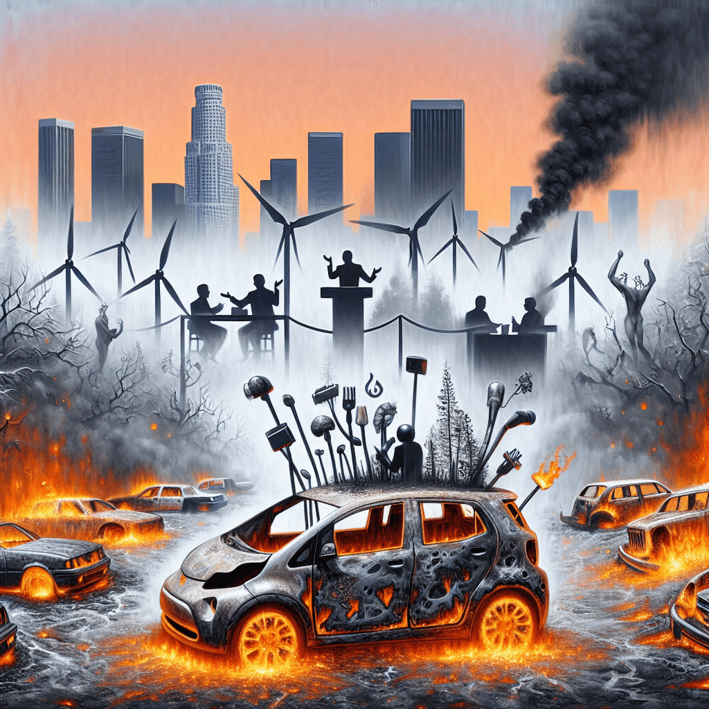 Banner for Tesla's Toxic Trials: How Burning EVs Are Igniting Controversy in LA's Wildfire Recovery
