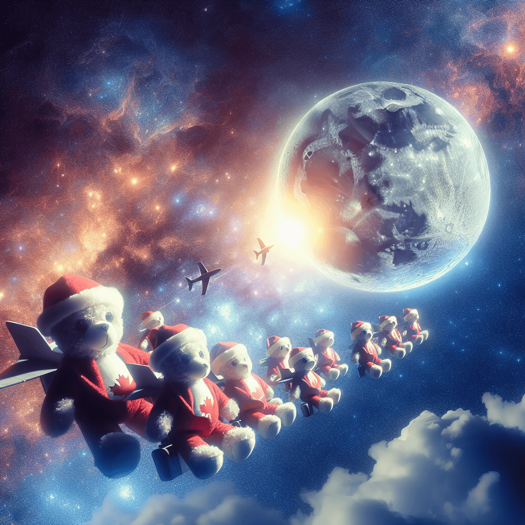 Canadian Creativity Takes Flight: Plush Passengers Eye the Moon!