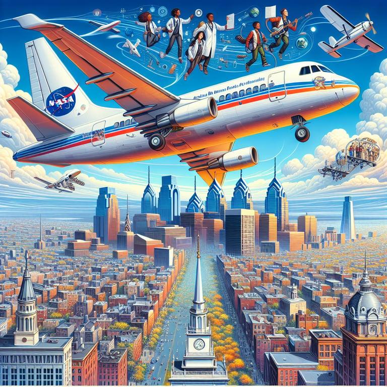 Banner for NASA's Student Airborne Research Program Soars over Philly: A New Chapter in Air Quality Research