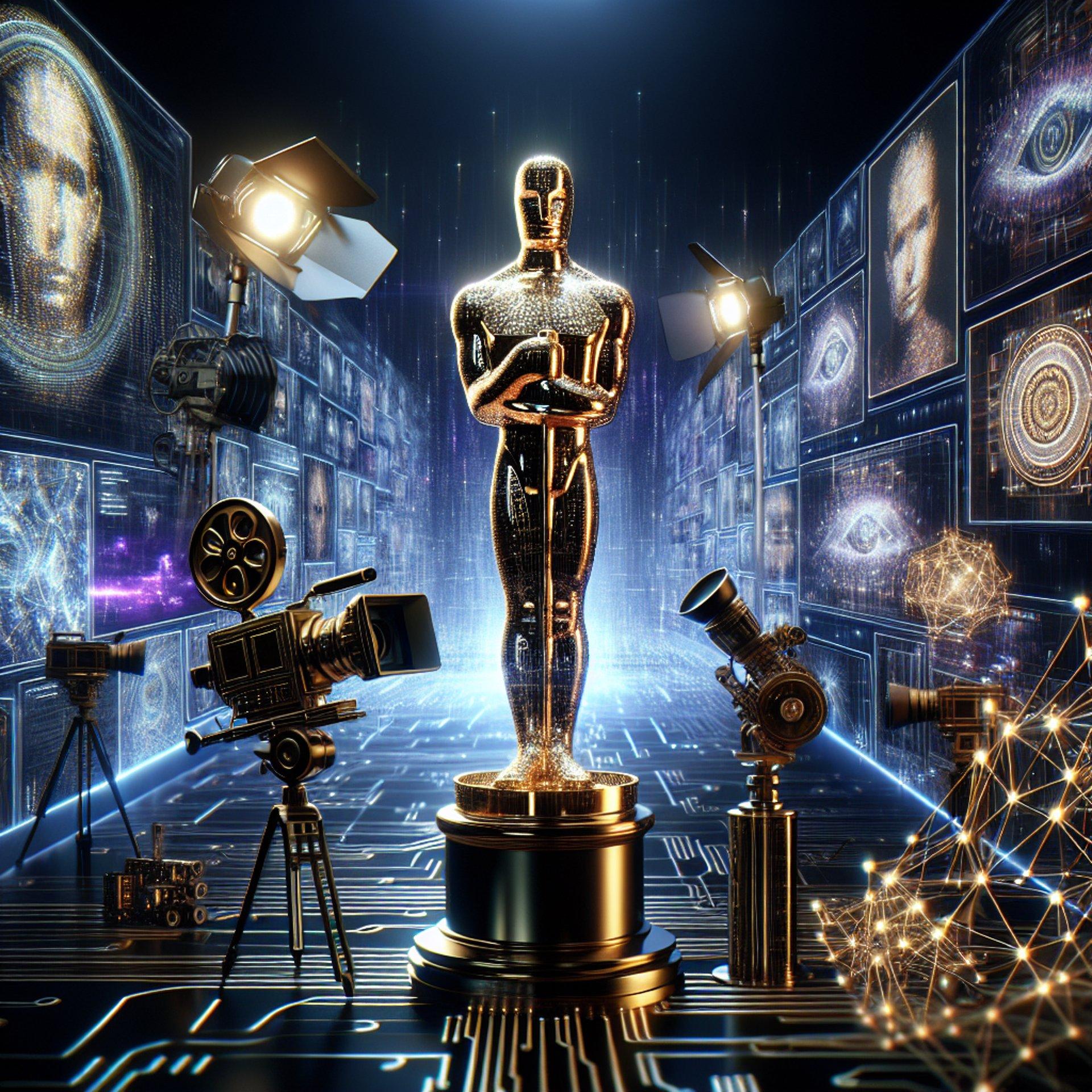 Banner for Lights, Camera, AI: 2025 Oscar Nominations Highlight AI in Film!