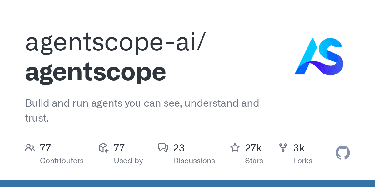 AgentScope screenshot