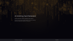 Thumbnail image for AI Greeting Card Generator