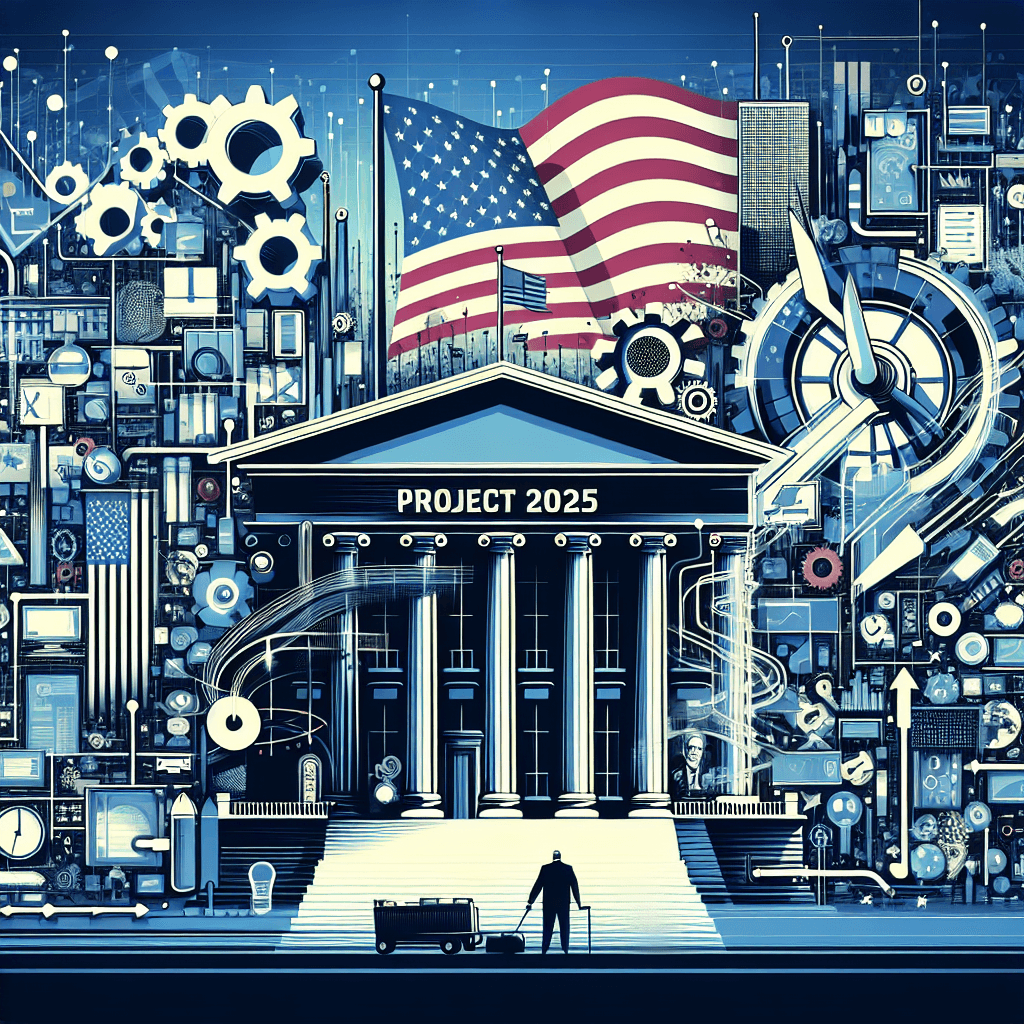 Banner for Project 2025: Russ Vought's Vision for a Leaner, Meaner Federal Machine