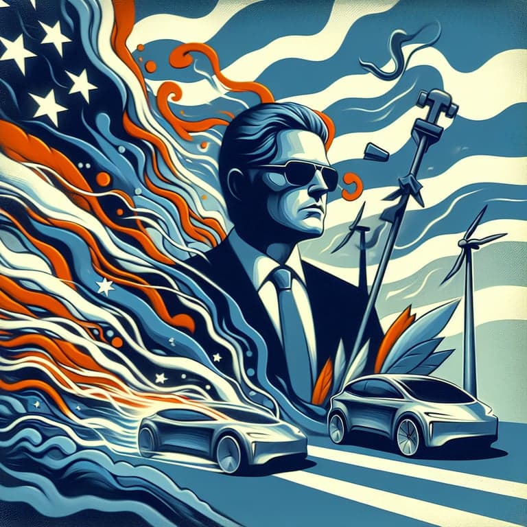 Banner for Elon Musk's Political Tirades: "Utterly Disgusting" Remarks and Tesla's Future