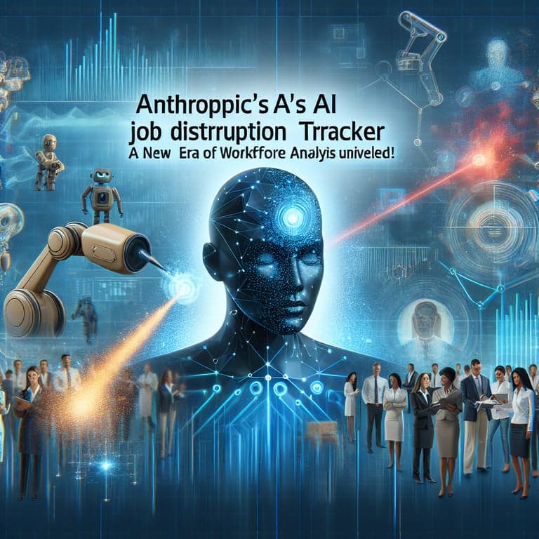 Banner for Anthropic's AI Job Disruption Tracker: A New Era of Workforce Analytics Unveiled!