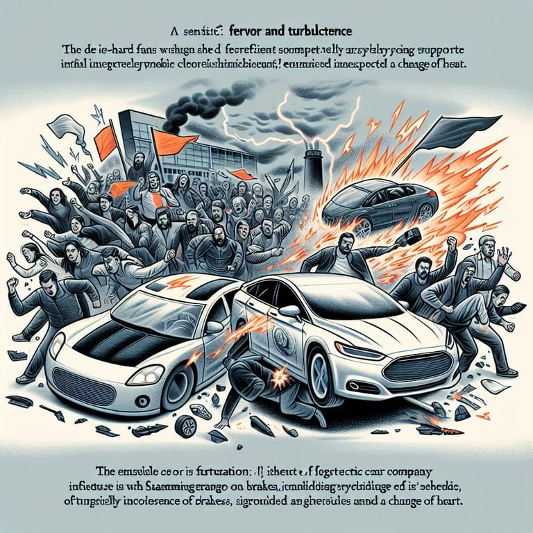 Banner for Tesla Turbulence: Why Some Die-Hard Fans are Slamming the Brakes