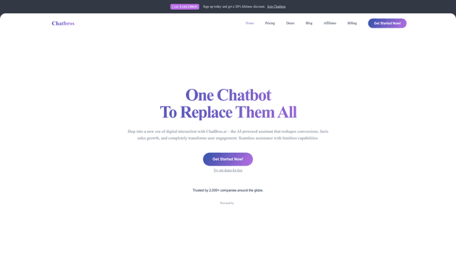 Thumbnail image for Chatbros.ai