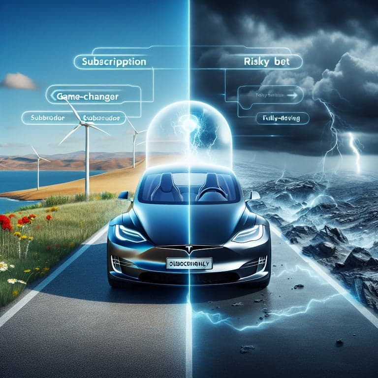 Banner for Tesla's New Subscription-Only FSD Model: A Game-Changer or Risky Bet?