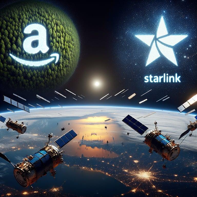 Banner for Amazon's Project Kuiper Set to Challenge Starlink's Satellite Supremacy in 2025!