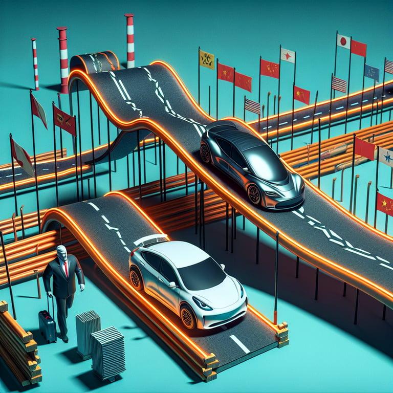 Banner for Tesla vs. Trump: Trade War's Turbocharged Test Drive!