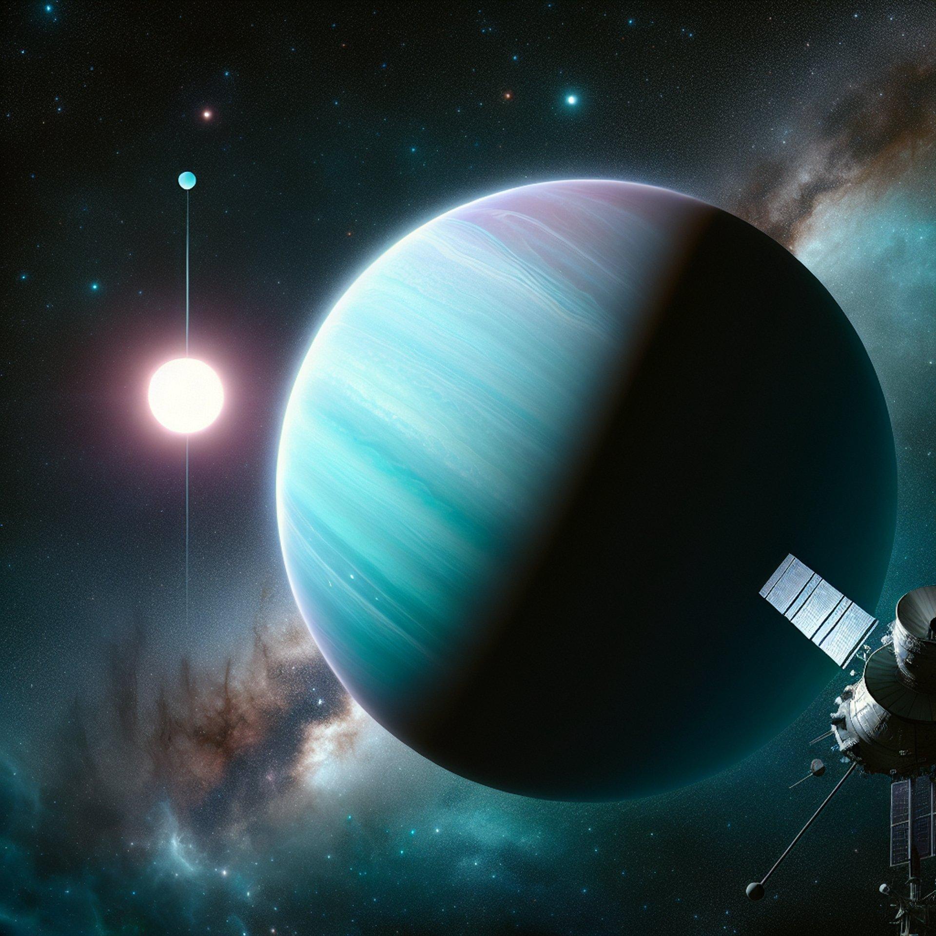Banner for NASA's 2025 Uranus Stellar Occultation: A Glimpse into the Ice Giant's Atmosphere