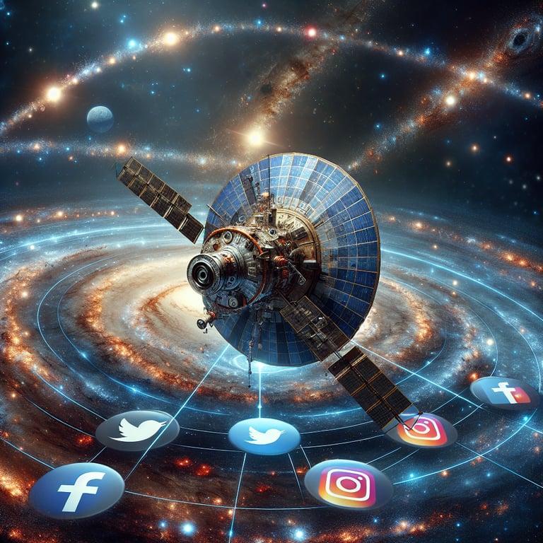 Banner for NASA to Silence Voyager's Social Media Channels