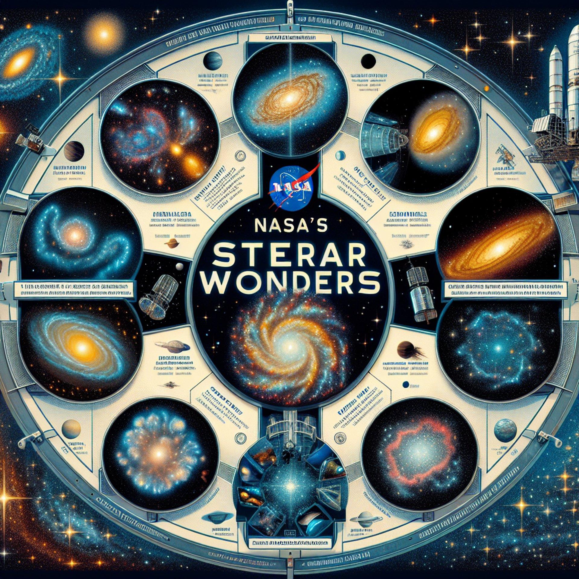 Banner for NASA Unveils 7 Stellar Wonders Captured by Advanced Imaging