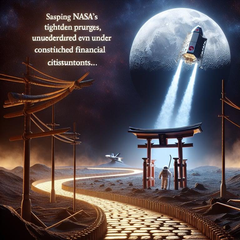 Banner for Japan Stays the Course in Lunar Voyage Despite NASA's Tightened Purse Strings