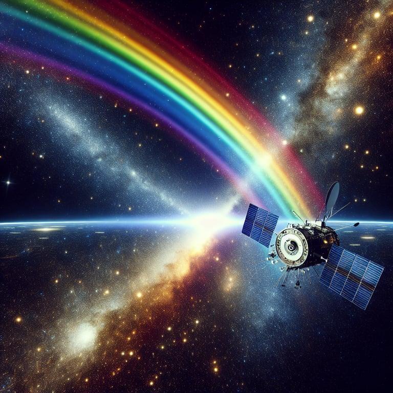 Banner for NASA's PUNCH Mission Captures Awe-Inspiring 'Space Rainbow'