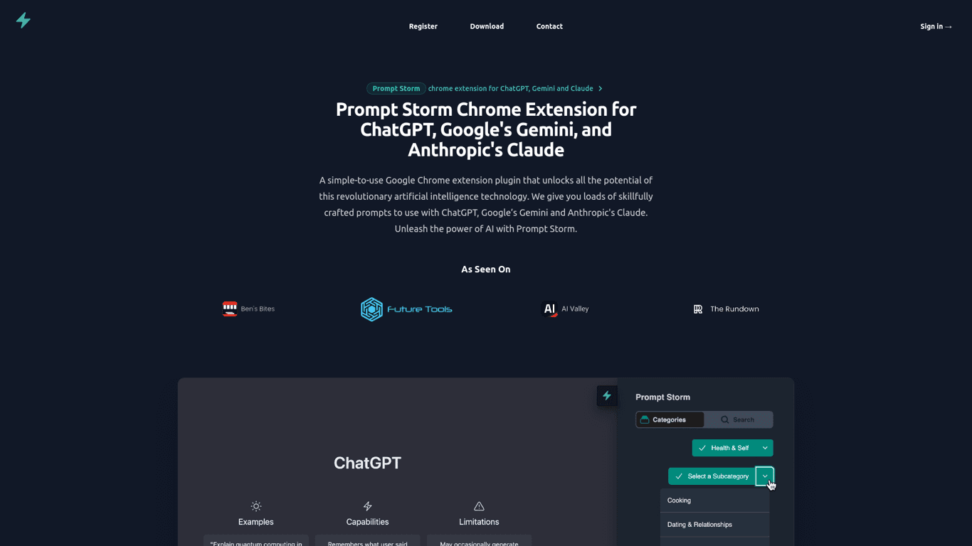Prompt Storm screenshot