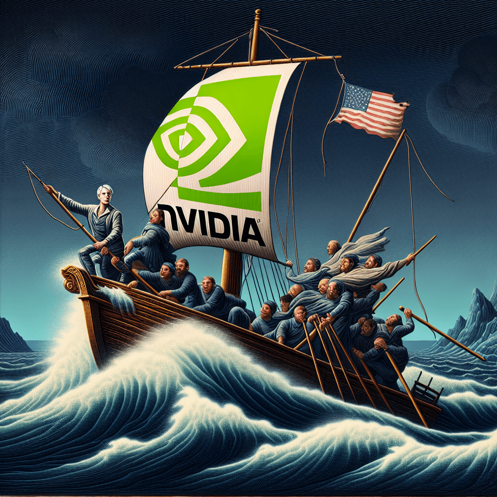 Banner for Jensen Huang Sounds the Alarm: Nvidia Faces Rough Waters in China due to US Export Controls